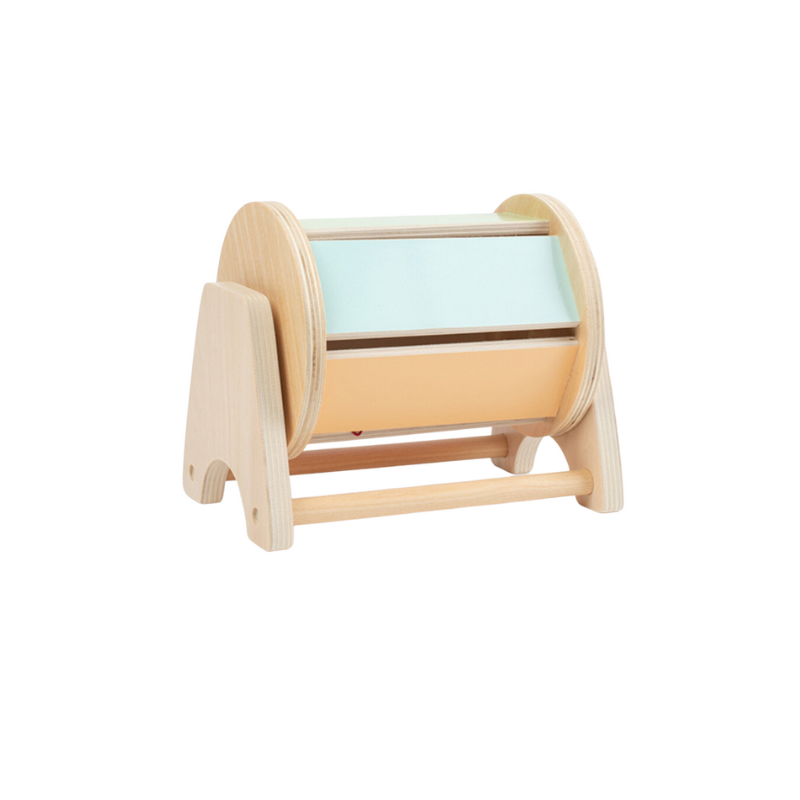 besisukanti dezute Montessori sukamasis būgnas su barškučiu - Image 1