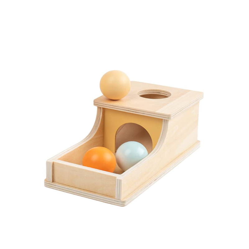 dezute su kamuoliukais Montessori dėžutė su kamuoliukais - Image 1