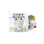 Minkšta knygutė kūdikiams Džiunglių gyvūnai