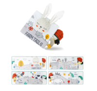 Minkšta knygutė kūdikiams Fermos gyvūnai - Image 2