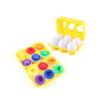 Montessori sensorinė dėlionė kiaušiniai