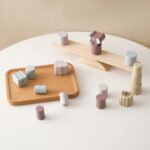 Medinės kaladėlės ant balansuojančių supynių - Image 3