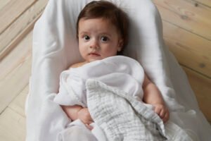 3 vnt. muslino antklodės kūdikiams, Mini - Image 3