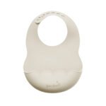 Silikoninis seilinukas su kišene, Cream