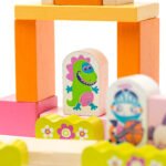 CUBIKA medinių kaladėlių rinkinys Miestas mergaitėms - Image 3