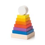 CUBIKA medinė piramidė 8 elementai